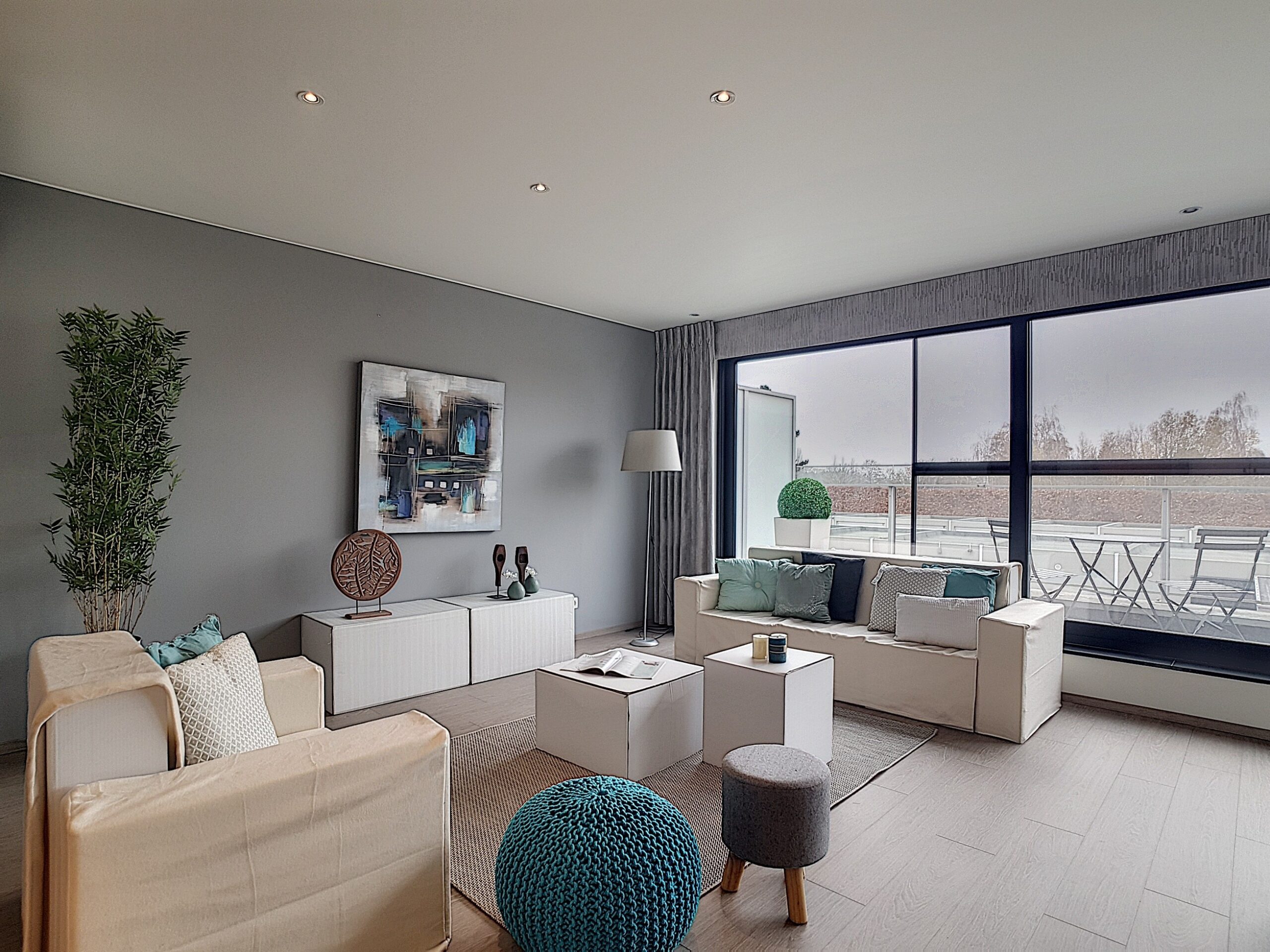 muebles carton con fundas pack vivienda entera para home staging
