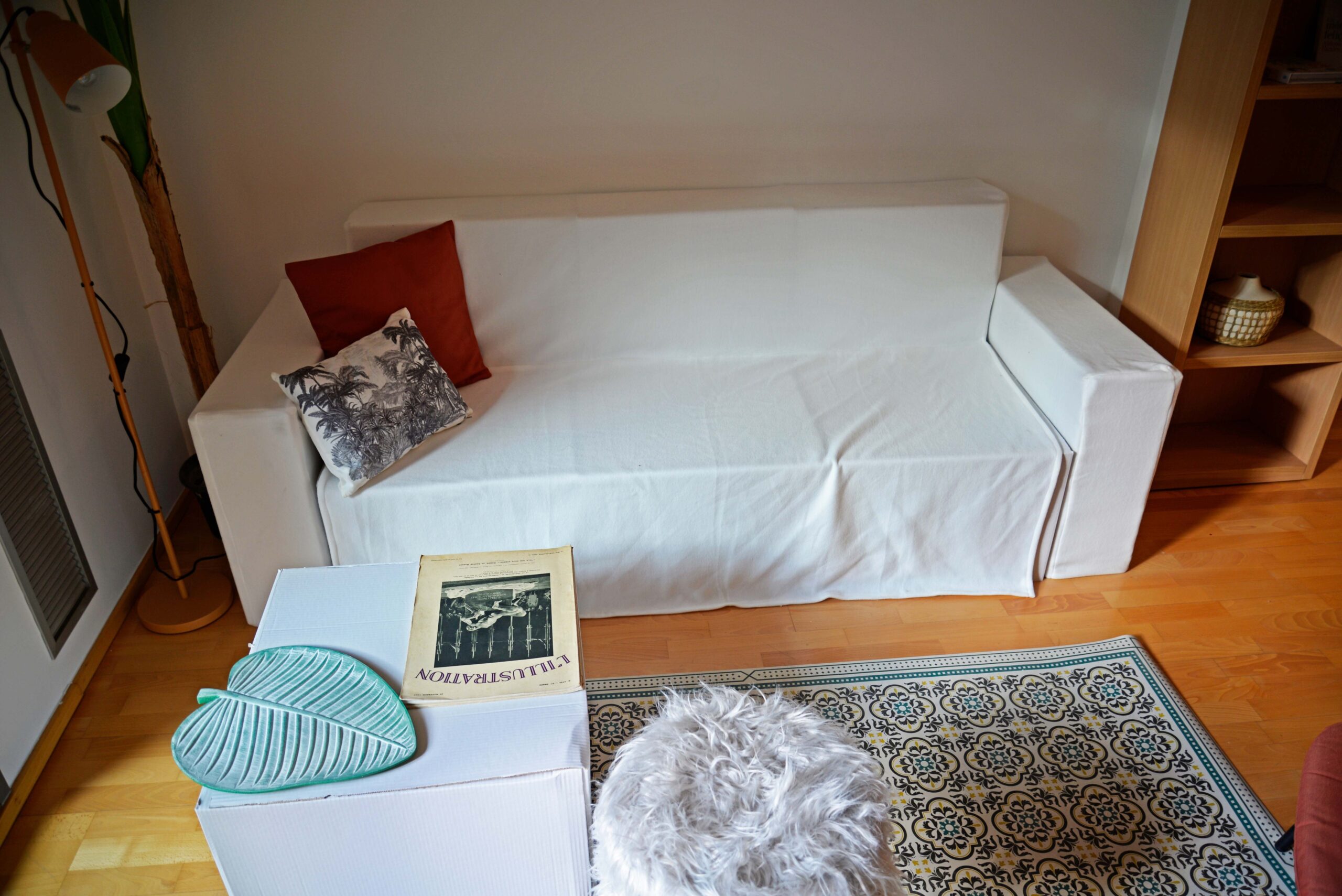 Sofá 3 plazas para decorar salón para home staging