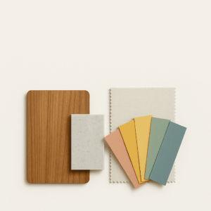 kleuren en materialen kiezen voor interieur